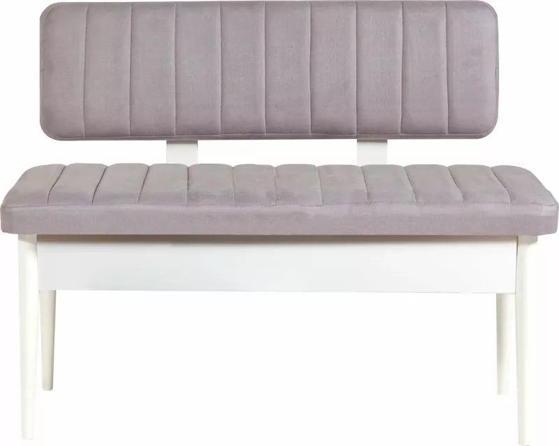 Set tavoline me karrige për ngrënie, e zgjatshme, Hanah Home, Vina e bardhë, Soho gri, 5 pjesë