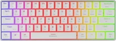 Tastierë Genesis Thor 660 G2 RGB, Gateron Red, e bardhë