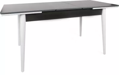 Tavolinë ngrënie me zgjatje, Skye Decor, anthracite dhe e bardhë, Sigma - 992