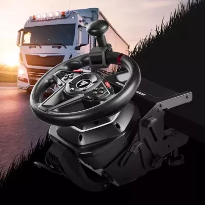 Volan simulimi Thrustmaster T128-X SimTask Pack, Force Feedback Hybrid Drive, pedale magnetike T2PM, Xbox Series X|S/Xbox One/PC, i zi, set