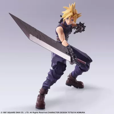 Figurinë aksion koleksionuese Square Enix Bring Arts Cloud Strife Final Fantasy VII Digital Plus Edition 15.2 cm