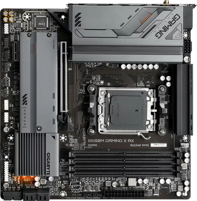 Pllakë amë Gigabyte B650M Gaming X AX