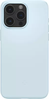 Mbështjellës Spigen Thin Fit për iPhone 15 Pro Max, kaltër e çelët