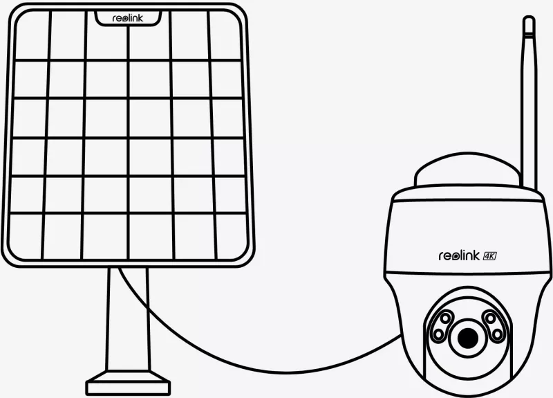 Kamerë Reolink Argus B430-B, 5MP, Wi-Fi, Pan & Tilt, Detektim Personi/Mjeti/Kafshe, Vizion Nata me Ngjyra, IP64, e Zezë