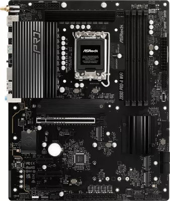Pllakë amë Asrock Z890 Pro-A WiFi, Socket 1851, ATX, Wi-Fi 6E, Bluetooth 5.3, e zezë