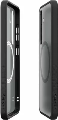 Mbështjellës silikoni Spigen Capella GP-FPS931PGBJW për Samsung Galaxy S25, me MagFit, Zi