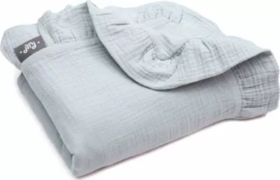 Batanije muslin Pulp 90 x 100 cm, pa mbushje, 100% pambuk, gri