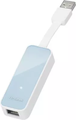 Adapter rrjeti USB 2.0 10/100 Mbps, TP-Link UE200, kompakt Plug & Play, blu/bardhë