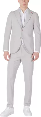 Kostum për meshkuj Mulish BAHAMAS ABS-802, gri e çelët