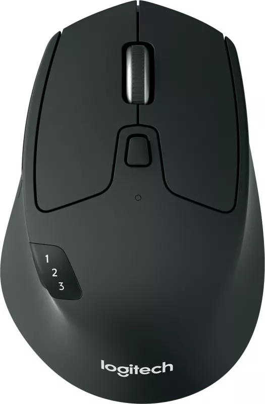 Maus Logitech M720 Triathlon, Djathtas, Optik, RF Wireless + Bluetooth, 1000 DPI, Zi, Bardhë