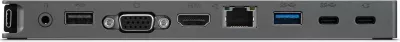 Stacion Dock, USB-C mini, e zezë 