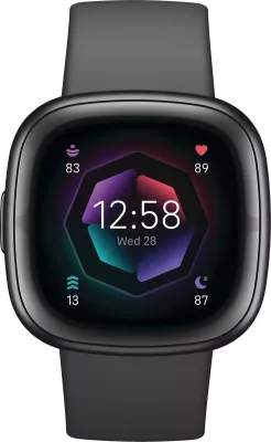Smartwatch Fitbit Sense 2 FB521BKGB, GPS/SpO2/ECG, Shadow Grey/Graphite