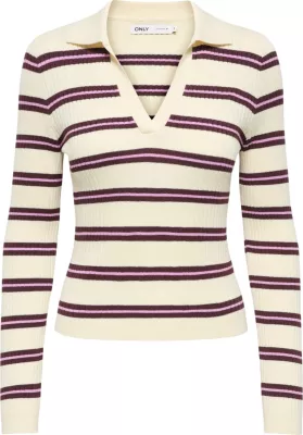 Xhemper polo për femra Only ONLKAYA 15380052, e fildishtë [Madhësia: L]