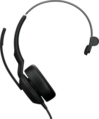 Kufje Jabra Evolve2 50, me kabllo, monaurale, ANC, e zezë
