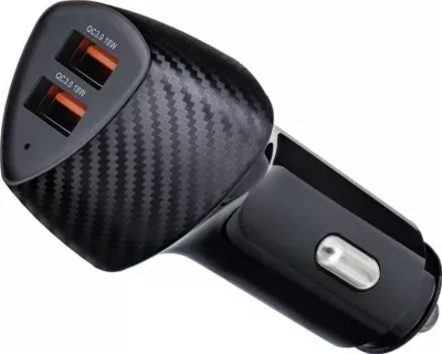 Karikues veture Forcell F-Energy Carbon CC50-2A, 2x USB-A, QC3.0, 36W, i zi