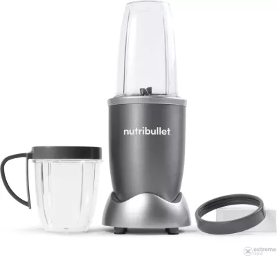 Blender, NutriBullet, NB907CP PRO, 900 W, gota 700/900 ml, gri, set me 2 gota
