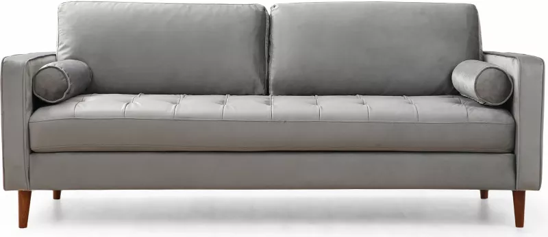 Divan treshe Atelier del Sofa, Rome, ngjyrë gri e çelët