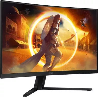 Monitor gaming, AOC, CQ32G4VE, 31.5" QHD 2560x1440 180Hz, VA i lakuar 1500R 1ms GtG HDR10, zi/gri