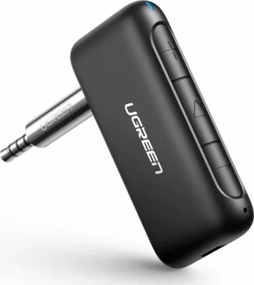 Adapter Bluetooth Ugreen CM276 3.5mm Minijack (70303), Bluetooth 5.0, me mikrofon, i zi