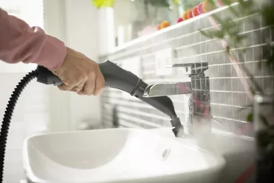 Pastrues me avull Kärcher SC 3 EasyFix, cilindër, 0.5 L, 1900 W, Zi, Bardhë