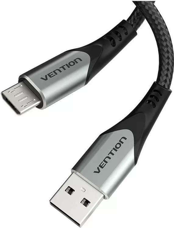 Kabëll Vention USB-A/microUSB, 3m, i zi