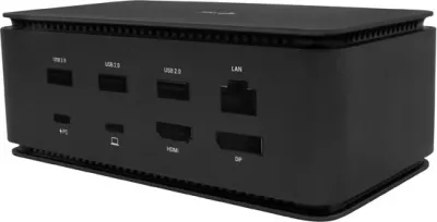 Docking station I-Tec Metal USB4 me karikues universal 100W, 1x HDMI, 1x DP, 3x USB 2.0, LAN, SD, i zi