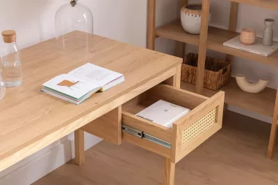 Tavolinë studimi Hanah Home, Nala 130, ngjyrë natyrale