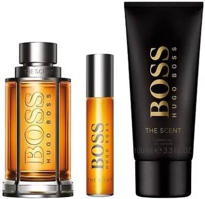 Set Eau de Toilette 100 ml, Shower Gel 100 ml, Post-Shave Balm 10 ml Boss The Scent 