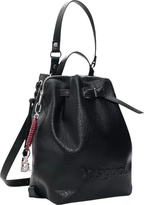 Çantë shpine Desigual BACK_HALF LOGO LUENA NF B 26WAKP05 për femra, e zezë