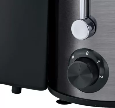 Shtrydhëse frutash Elit Vitajuice 400B, 400-450 W, 2 shpejtësi, 800 ml/1500 ml, inox/zi