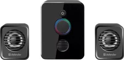 Altoparlantë Defender V12, 11W, USB, të zeza