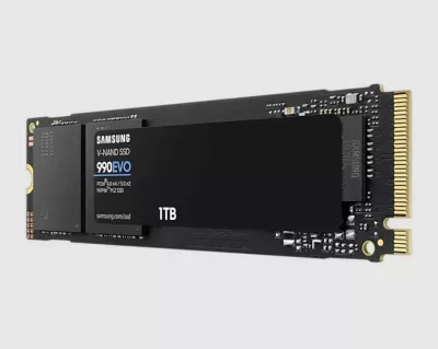 SSD Samsung 990 EVO, 1 TB, M.2, 5000 MB/s