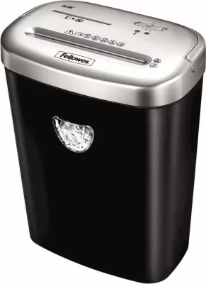 Shkatërrues dokumentesh Fellowes Powershred 53C, DIN P-4, 10 fletë, kosh 23 L, prerje shirita 4x35 mm, zi/argjend