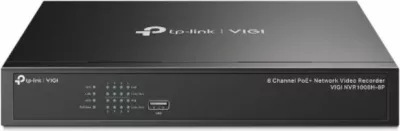 Regjistrues video rrjeti (NVR) TP-LINK VIGI NVR1008H-8P, 8-kanal, PoE+, 4K HDMI, deri 10TB, i zi