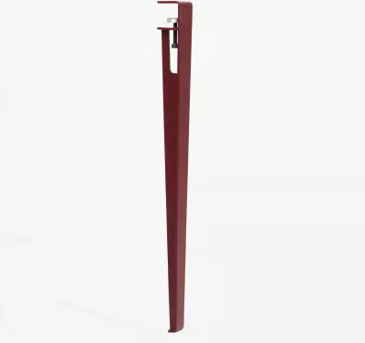 Tavolinë studimi Skye Decor, Eridanos, e bardhë-burgundy