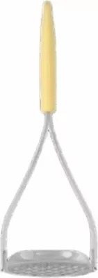 Shtypëse patatesh 2-në-1 me lugë Brabantia Tasty+ MPN 229503, inox, e verdhë