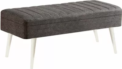 Set tavoline me karrige për ngrënie, e zgjatshme, 5 pjesë, Skye Decor Vina 1053-4, e bardhë dhe antracit