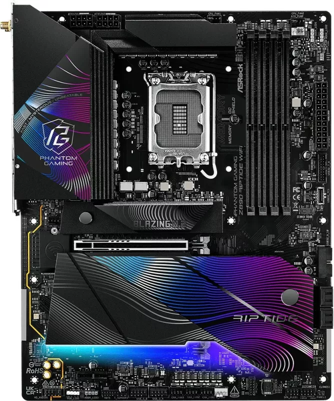 Pllakë amë ASRock Z890 Riptide WiFi, Intel, LGA 1851, DDR5, 256 GB