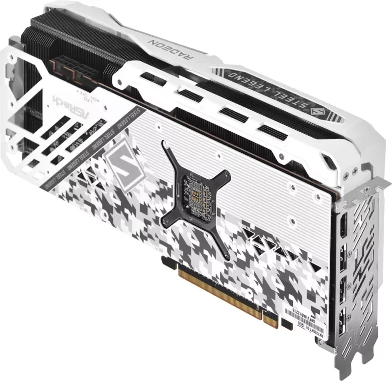Kartë Grafike ASRock Radeon RX 7700 XT Steel Legend 12GB OC, e bardhë
