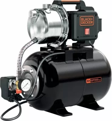 Pompë vetë-thithëse me depo uji Black&Decker BXGP1100XBE 1100 W, 4600 L/h, 45 m, e zezë