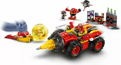 Set ndërtimi LEGO Sonic the Hedgehog 76999 Super Sonic vs. Egg Drillster, 590 pjesë, multikolor