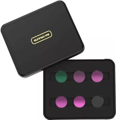Set filtrash për kamera sportive Sunnylife IST-FI9317 për Insta360 GO 3/GO 2, 6 copë