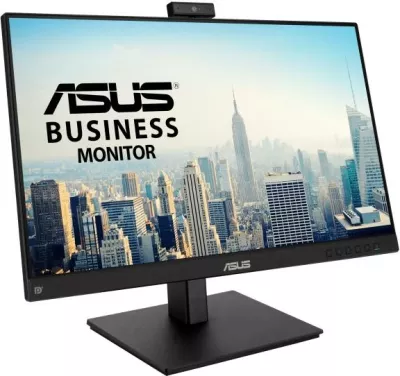 Monitor LED, Asus, BE24EQSK, 23.8" Full HD IPS, me kamerë 2MP, mikrofon dhe altoparlantë, VESA 100x100, i zi
