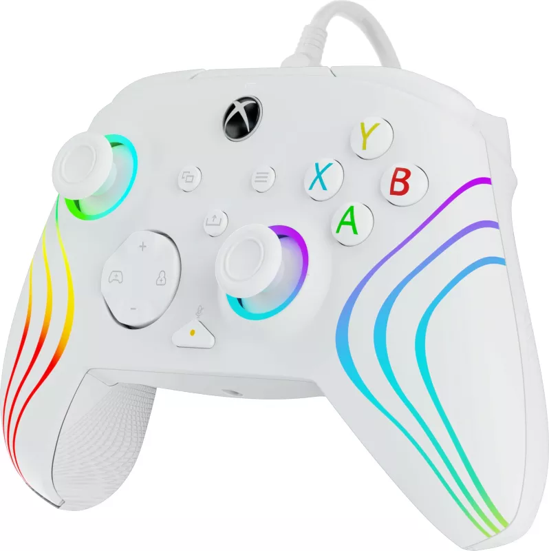 Gamepad PDP Afterglow Wave, Xbox Series X|S, PC, i bardhë