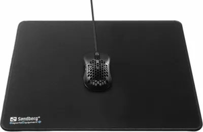 Mauspad Sandberg Gamer Mousepad XL 520-26 450x400x3 mm, e zezë