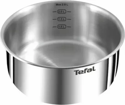 Set tenxheresh Tefal Ingenio L8964S55, 4 copë, çelik inoks, dorezë e zezë