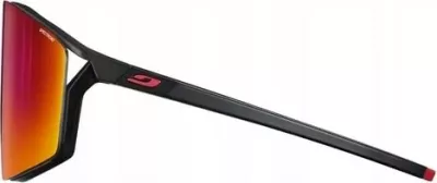 Syze dielli sportive Julbo EDGE, e zezë/kuqe, L, unisex