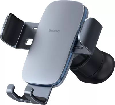 Mbajtës telefoni për veturë Baseus Metal Age II SUJS000013, gravitacional, metal, gri e errët