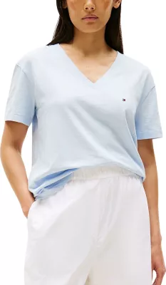Maicë për femra Tommy Hilfiger WW0WW43901, blu e zbehtë [Madhësia: XS]