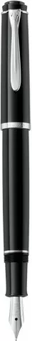 Stilolaps Pelikan Classic 205, mesatar, çelik inox, anthracite/zi, kuti dhurate